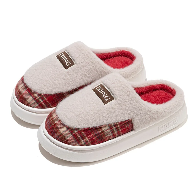 شباشب شتوية حرارية للزوجين أحذية منزلية دافئة من القطيفة للرجال والنساء، شباشب مريحة غير قابلة للانزلاق للاستخدام الداخلي #1