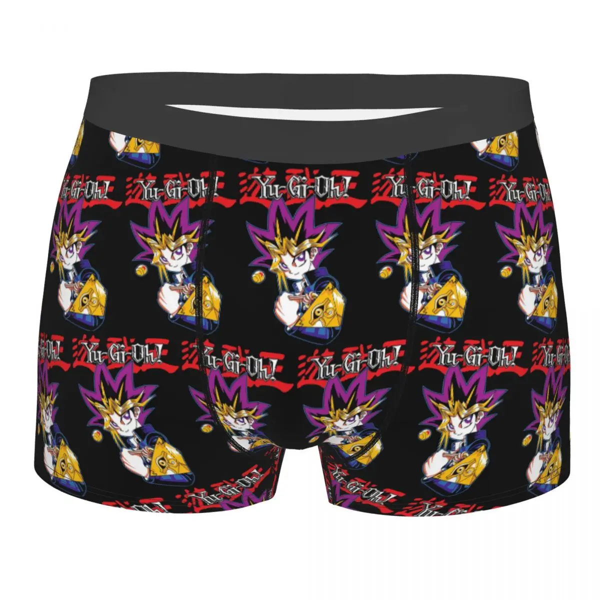Boxer Underpants Shorts Yu Gi Oh Adventure Anime Panties Men's Soft Underwear for Homme Man Boyfriend Gifts