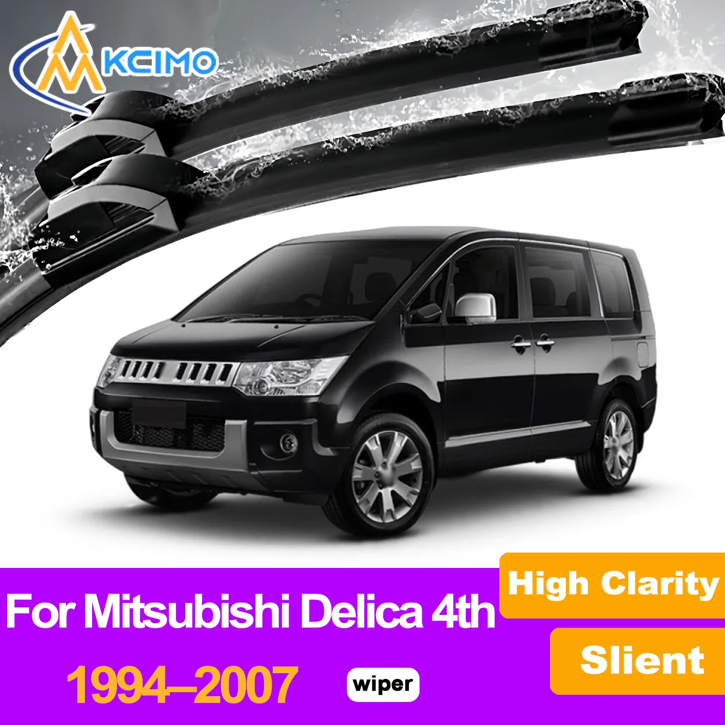 

2Pcs Front Windshield Wiper Blades For Mitsubishi Delica 4th 1994–2007 Mitsubishi L400 Windscreen Window Car Accessories
