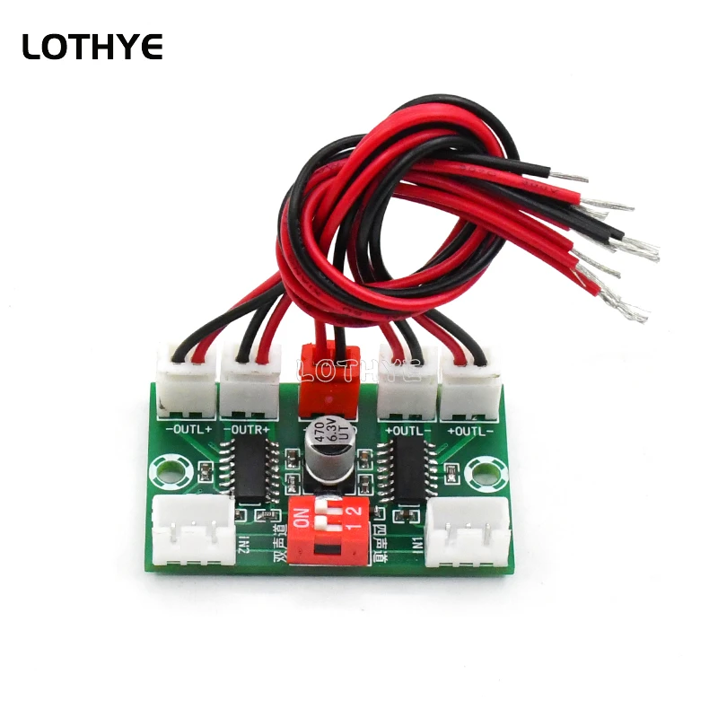 PAM8403 Mini Digital Audio Amplifier Board 4 Channels 3W*4 DC 5V Stereo Sound AMP A156 with Cable For Speaker