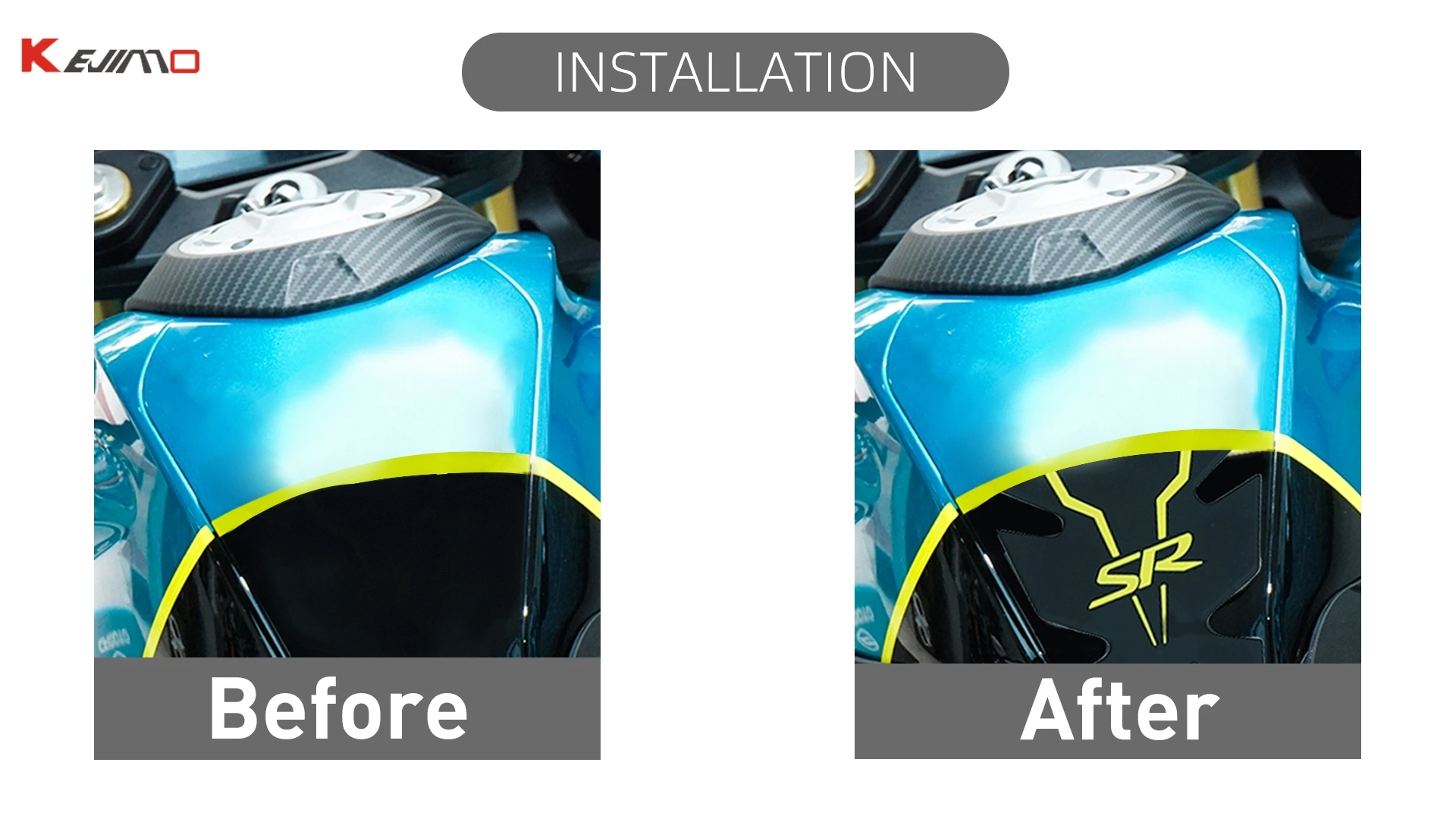 Kit d'autocollants antidérapants pour réservoir de carburant, accessoires de moto pour CFMOTO 675SR-R 675 SR 2024-2025 2026