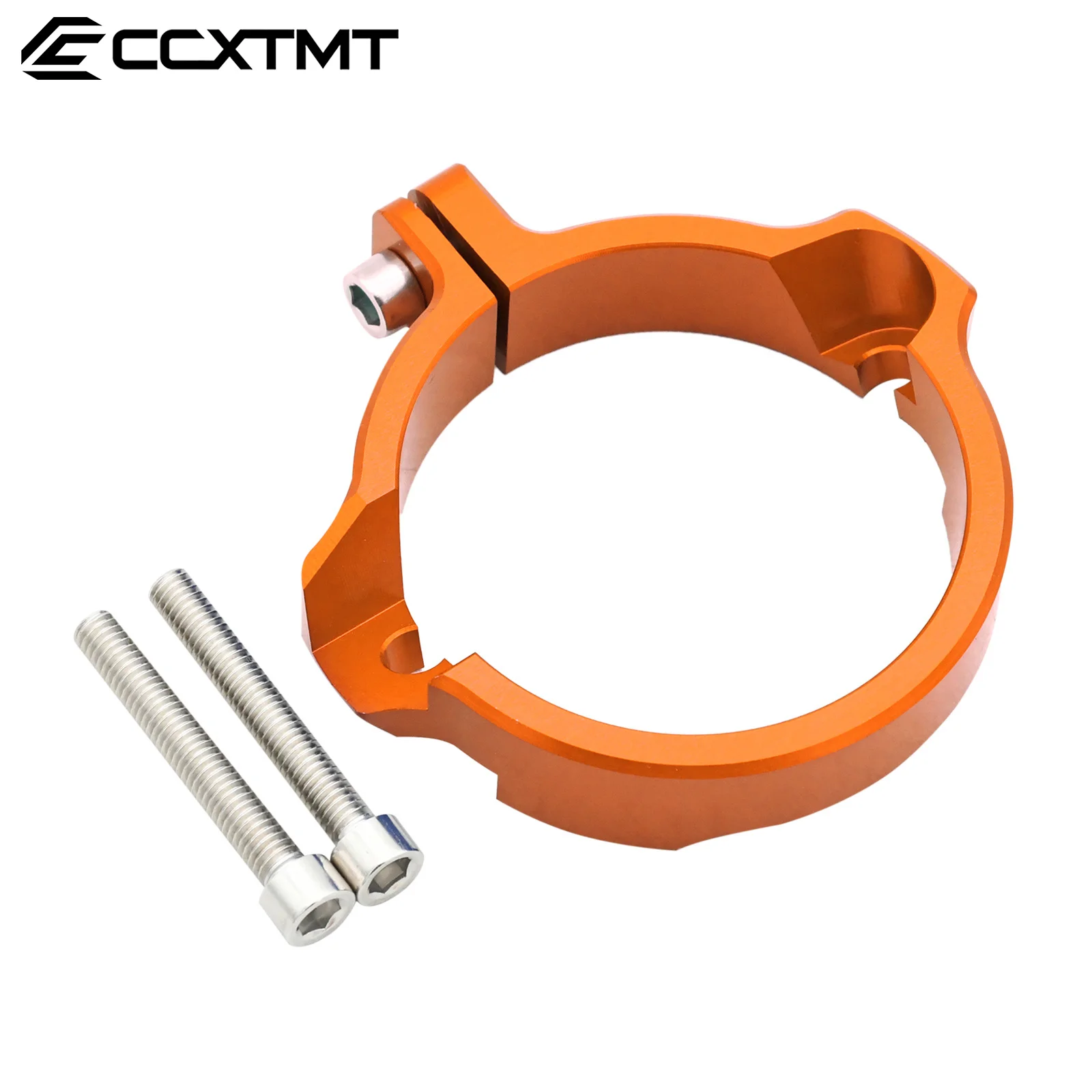 Motorcycle Exhaust Flange Guard Tip Muffler Pipe Clamp For GasGas EX EC MC 250-300 2021 For Husqvarna TE TC TX 250/300 2017-2022 view 3