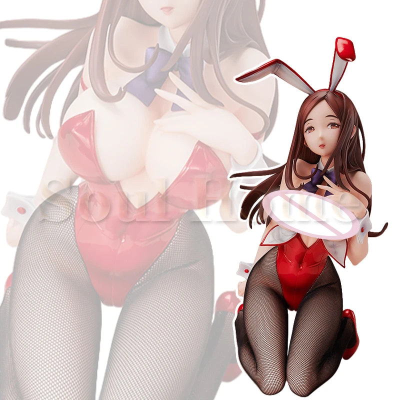 

26cm Akagi Youko 1/4 PVC Sexy Bunny Girl Action Figure Adult Collection Anime Model Toys Doll Gifts