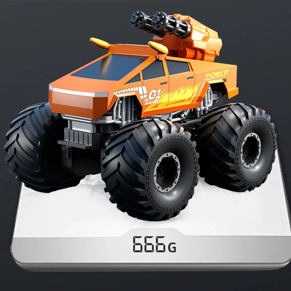 JJRC Q213 METRIS Amphibious RC Car 4WD Big-foot Truck With Water Cannon Waterproof Stunt Climbing Off-road Vehicle Toy For Kids view 5