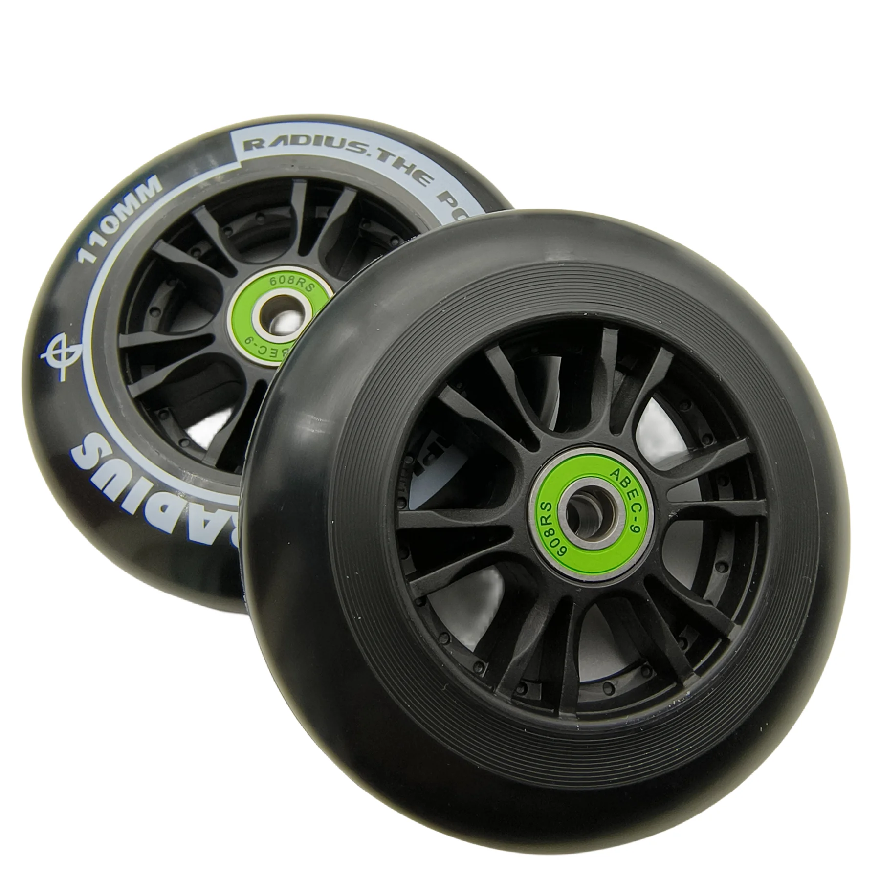 Velocidade Inline Skate Roda, 110mm, 85A Rolamento, abec-9, 8 rodas por lote