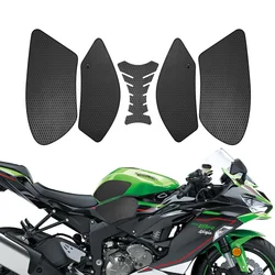 Motorcycle Tank Traction Pad Anti Slip Sticker Gas Knee Grip Protector For Kawasaki ZX6R ZX636 KRT 2013 to 2025