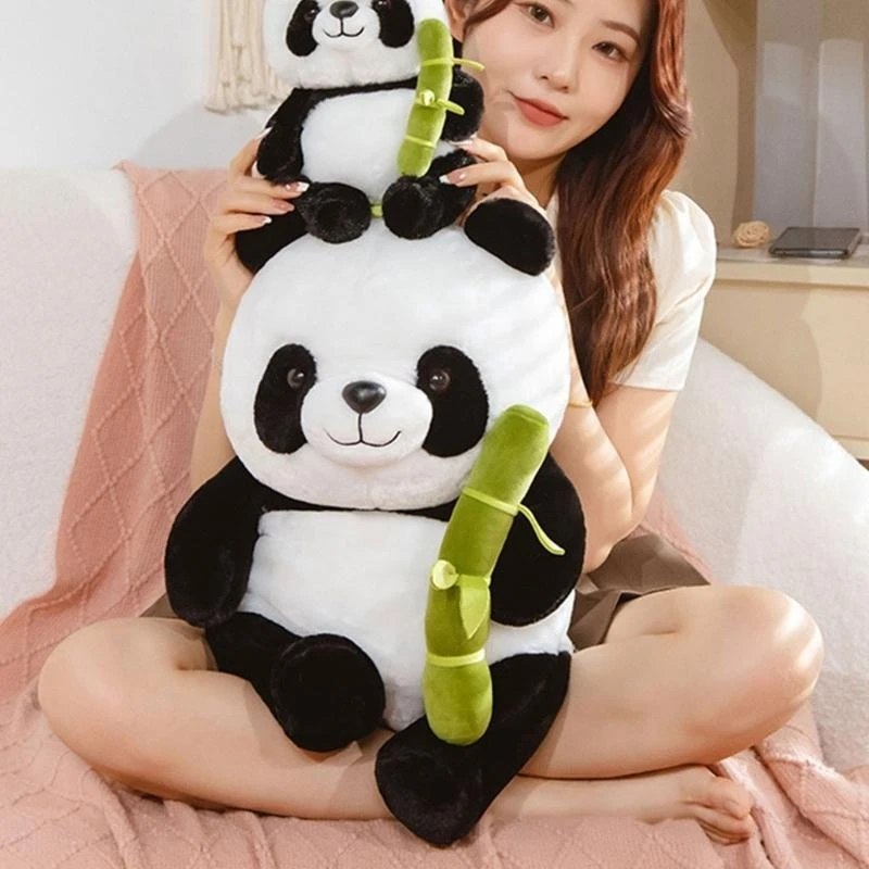 

Cartoon Animal Panda Sleeping Doll Toddler Present Comfort Toy Figure 15UB
