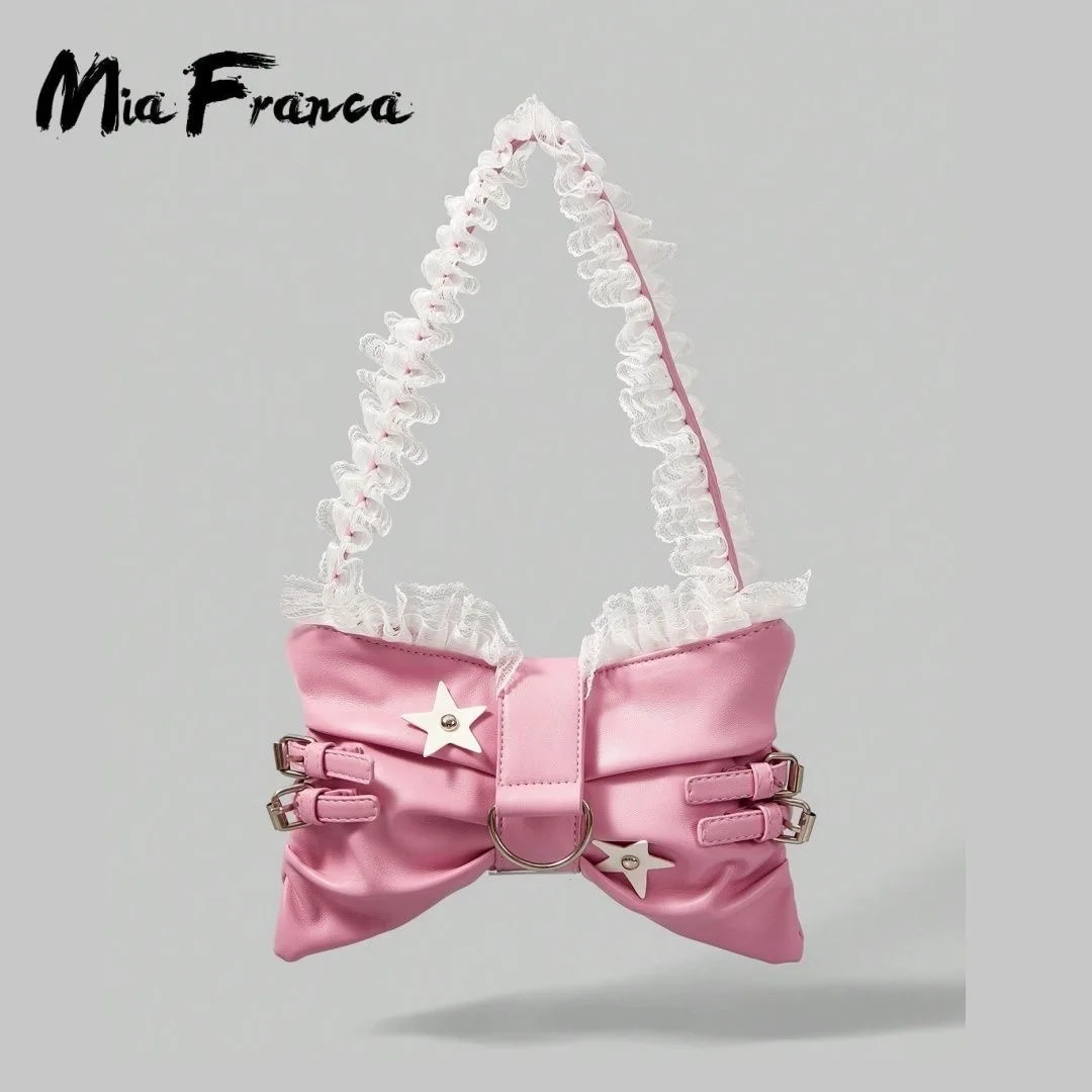 

Pink Bags for Woman Luxury Designer Bags Women's Handbag Y2K Bag Fancy Bags Y2K Shoulder Bag Kawaii Bag Woman Female Handbags