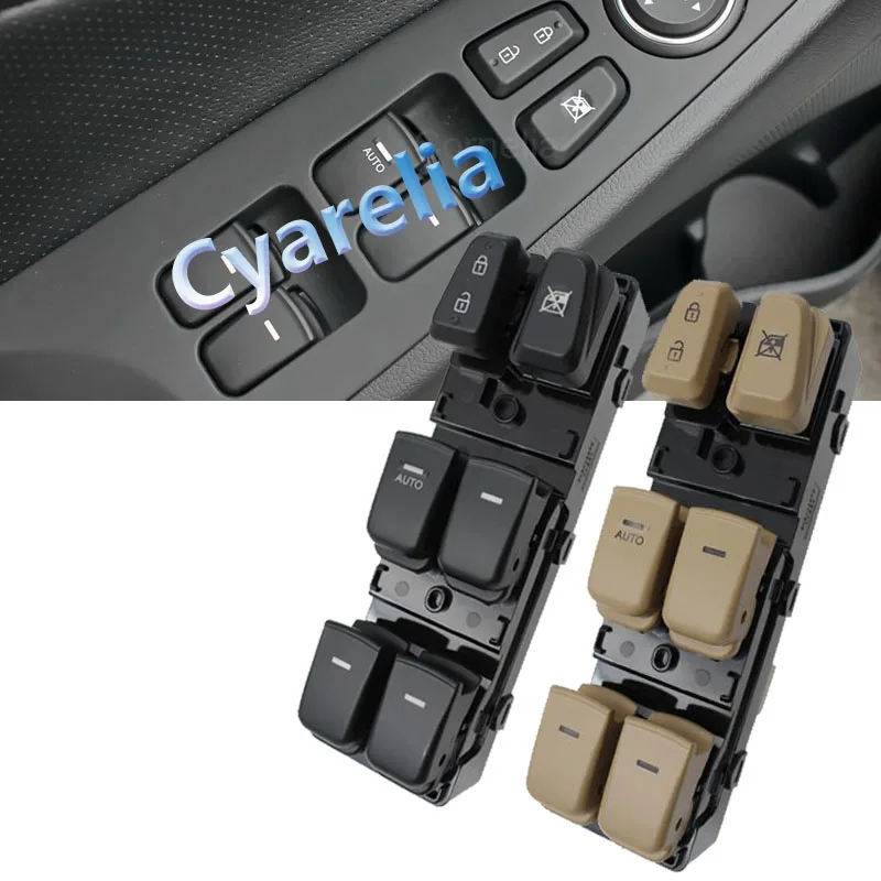 

Переключатель управления передним левым окном автомобиля, электрический стеклоподъемник, кнопочный переключатель для Hyundai Sonata 8 2011-2014 93570-3S000