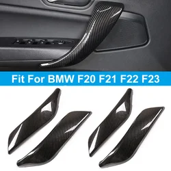 2Pcs/4Pcs For BMW 1 2 Series F20 F21 F22 F23 Carbon Fiber Style Interior Door Handle Panel Pull Trim Cover Left & Right Side