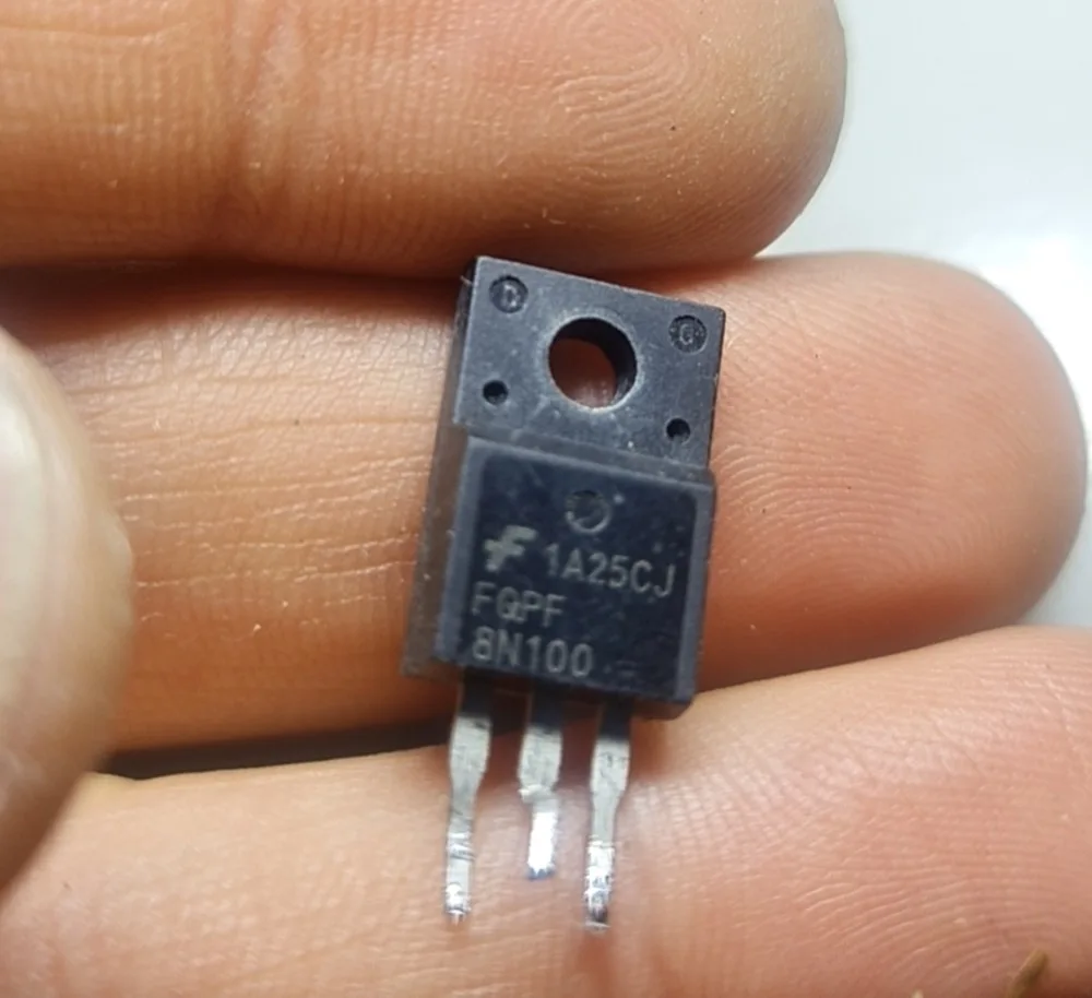 FQPF8N100, piezas, 8N100, 8A, 1000V, MOSFET, buena calidad, 10 TO-220F