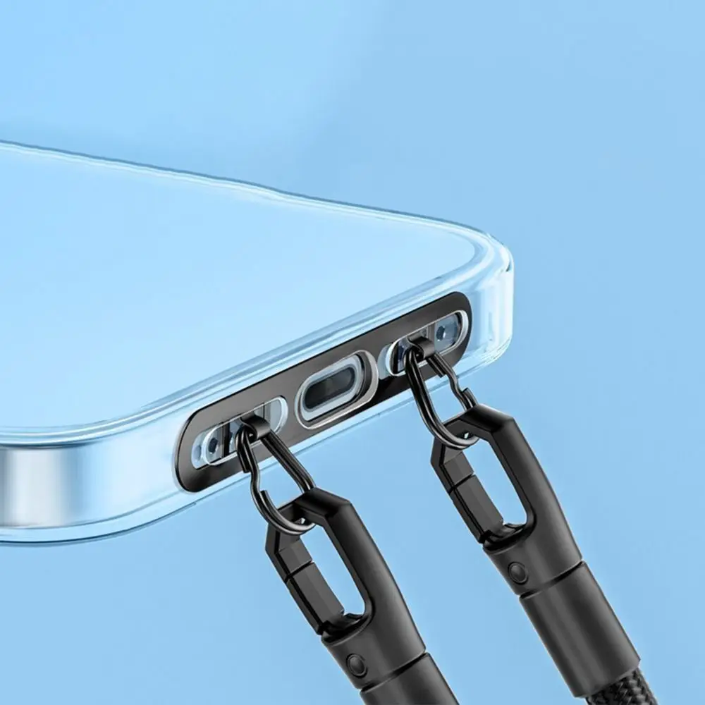 Ультратонкий ремешок для телефона, прокладка с двойной пряжкой, защита от падения, ремешок для мобильного телефона, ремешок с застежкой из нержавеющей стали