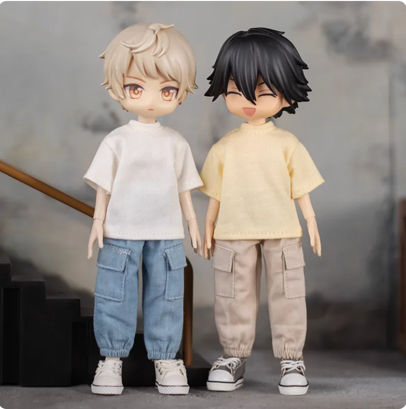 1/12 12 Points OB11 Doll Clothes Fashion Cargo Pants Ashi 3.0 2.0 Fairy Body Model Accessories In Stock