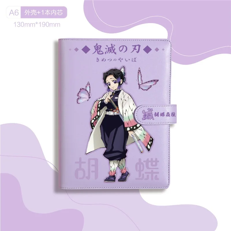 Demon Slayer Anime Notebook, Nezuko, Agatsuma, Zenitsu, Kamado, Tanjiro, New Creative, High-Looking, PU Waterproof Notebook