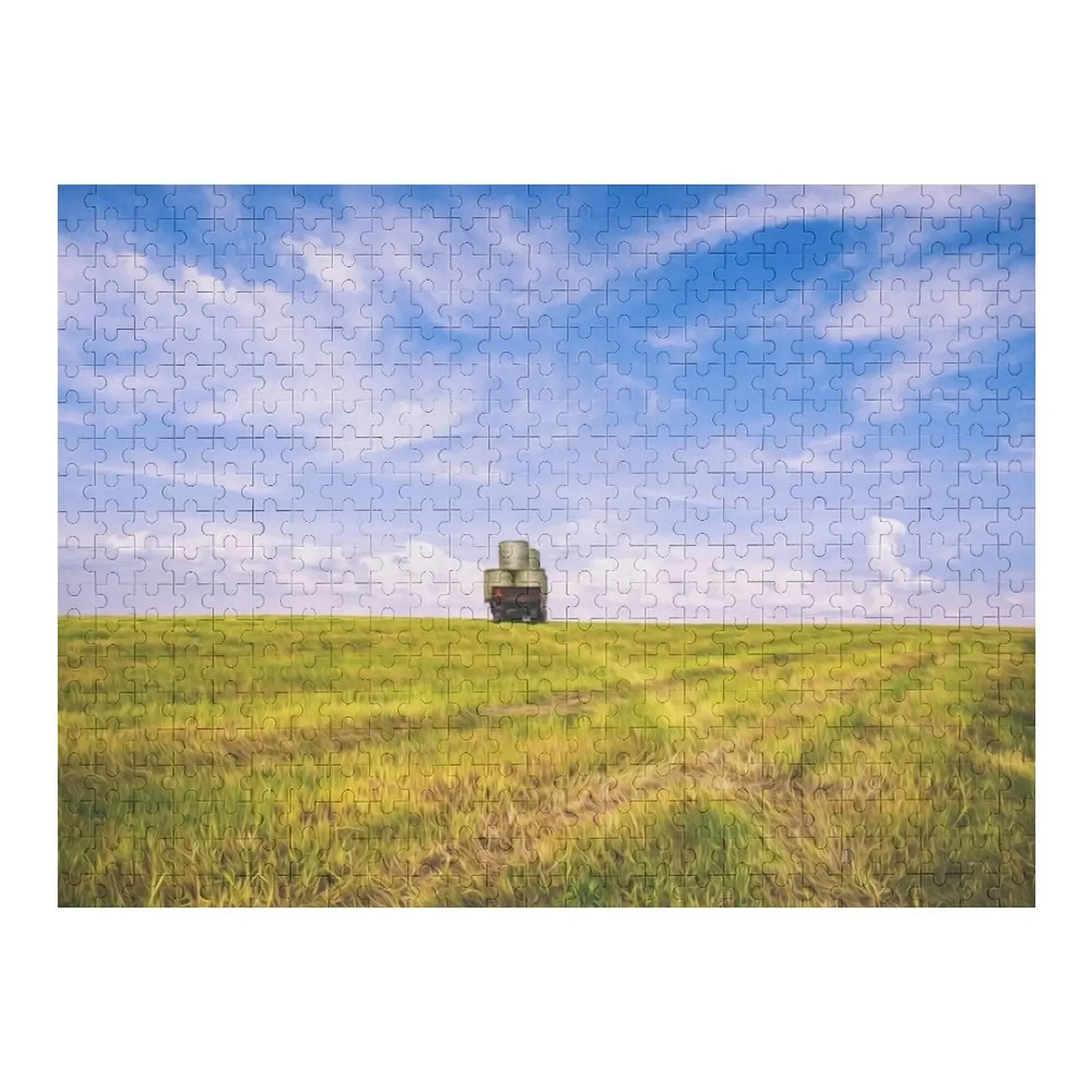 

Nature Plains Field Grass Harvest Sky Jigsaw Puzzle Personalized Baby Object Custom Kids Toy Customizable Gift Puzzle