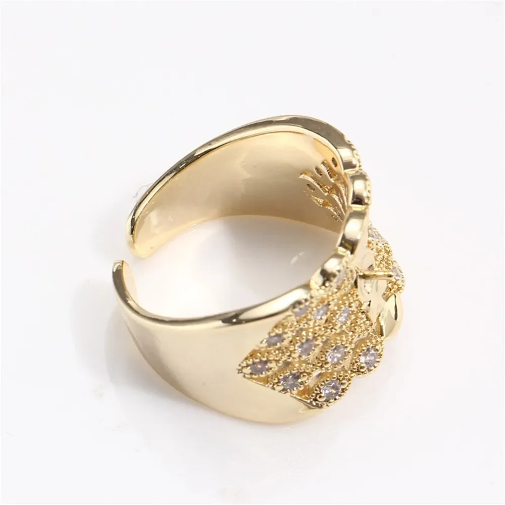 

Adjustable Gold Plated Pearl Ring Settings Findings & Accessories - for Jewelry Making Bulk Wholesale Craft Supplies 6-7mm