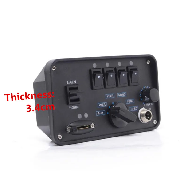 High quality PZ150 200W Police Siren amplifier Emergency car Alarm with multi-function control panel (without horn)