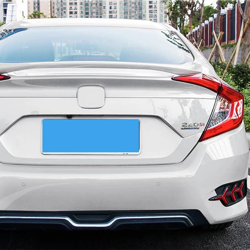 

For Honda Civic 10th Gen Sedan 2016 2017 2018 2019 2020 Type-MC Style Rear Spoiler Wing Tail Trunk Tuning Decoration Accessories