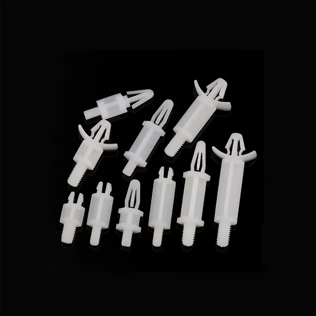 Nylon Buckle Type PCB Board Isolation Column Circuit Board Bracket Screw Type Plastic Fixing Column SPT/PMT/SMT Series
