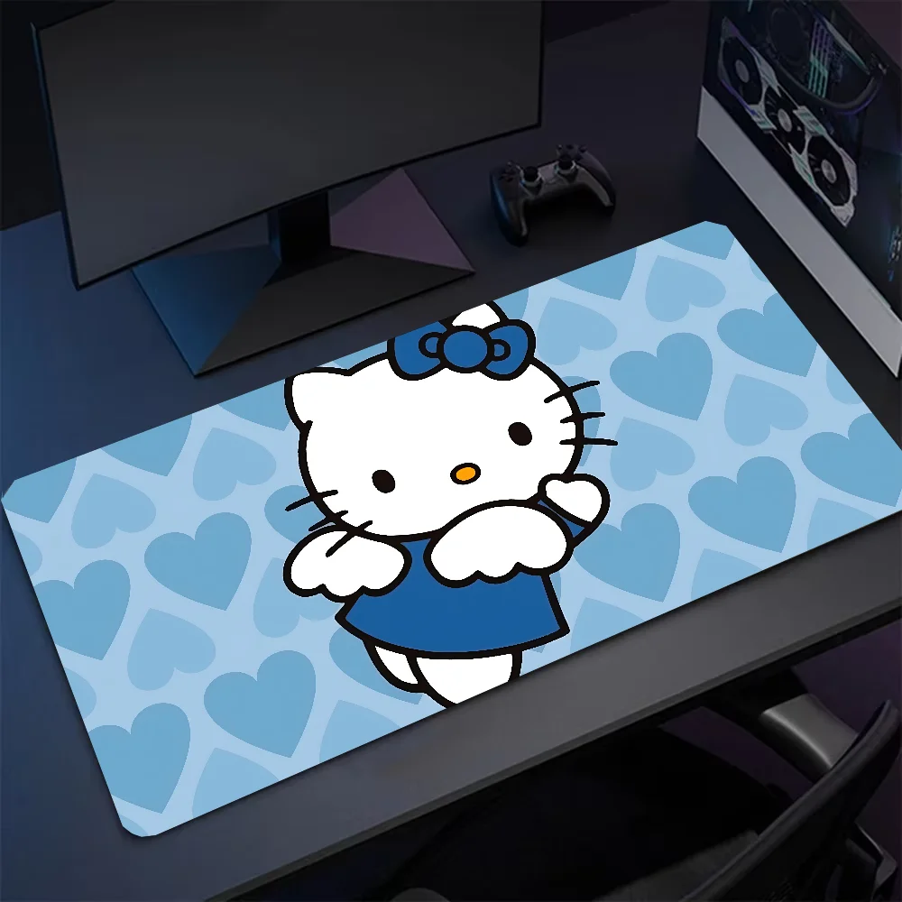 Anime H-Hello K-kitty Mousepad Large Gaming Mouse Pad LockEdge Thickened Computer Keyboard Table Desk Mat