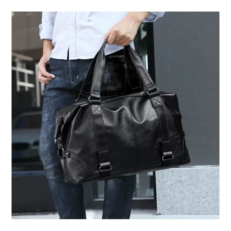 Dual-compartment Gym Bag Spacious Portable Bag for Fitness Yoga and Weekend Trips