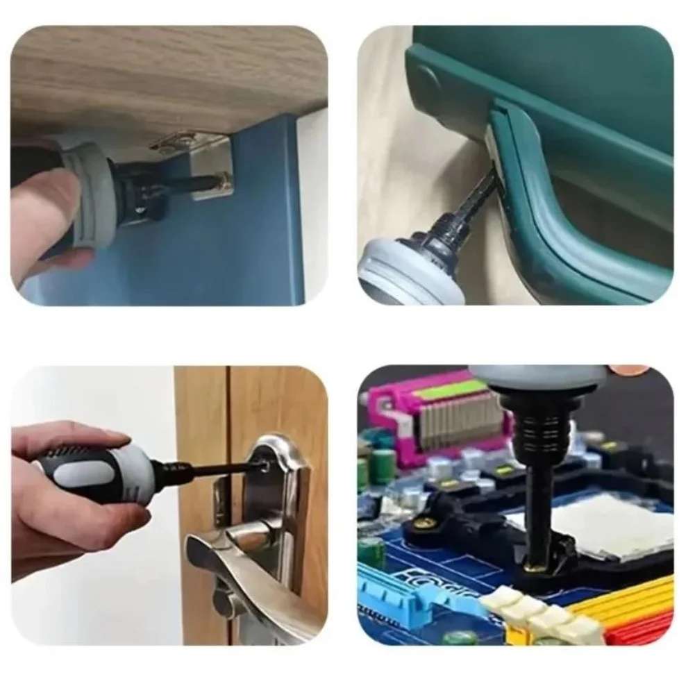 13 в 1, набор отверток с двойной головкой и храповым механизмом, телескопическая съемная отвертка для домашнего ремонта, ручные инструменты