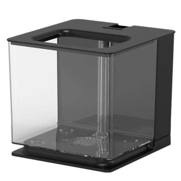 

AD04-Popular Betta Fish Tank Aquarium Fish Tank Easy to Change the Water Acrylic Plastic Fish Tank Self-Cleaning Small Fish Tank