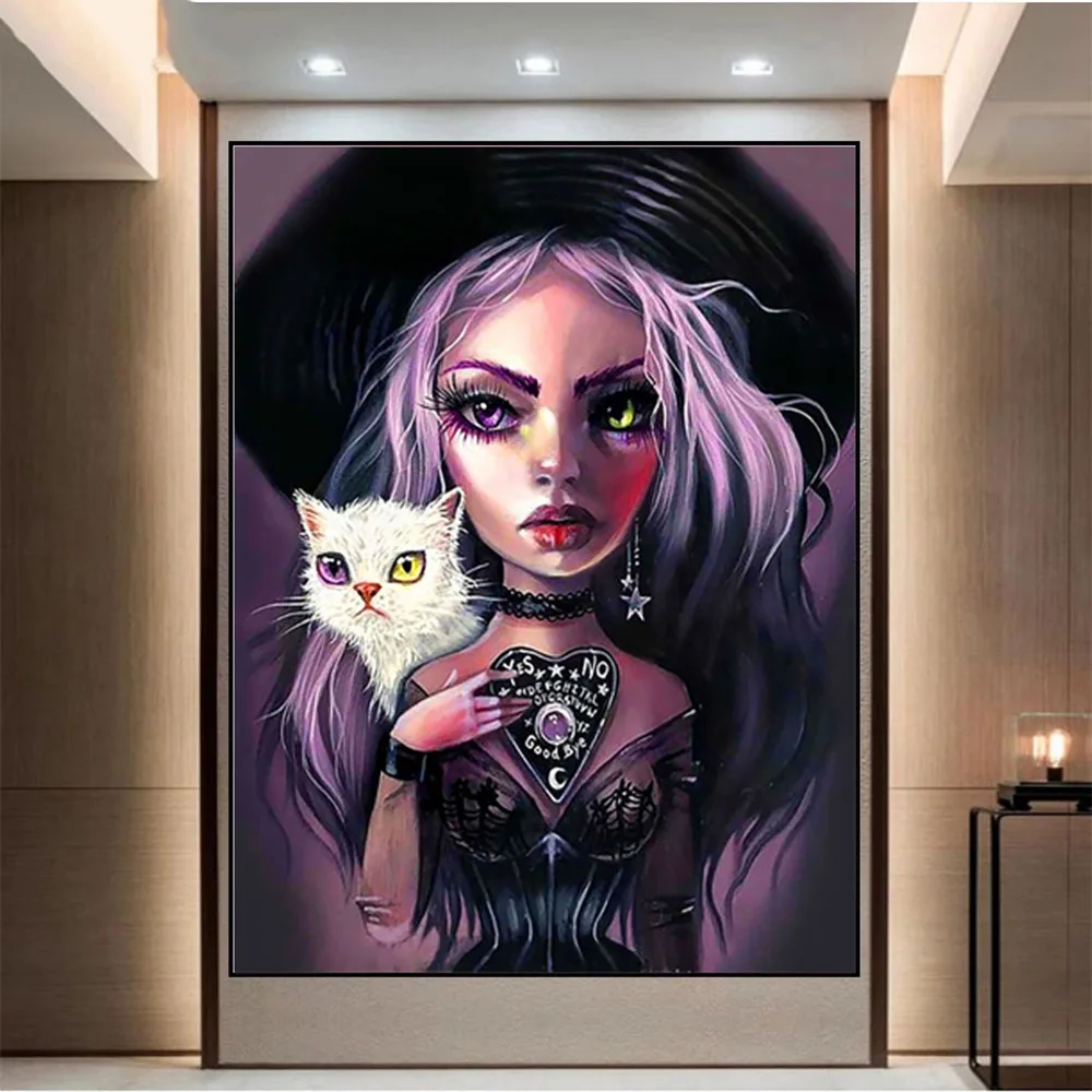 AB Drill Cartoon Diamond Painting Cross Stitch Princess Girl Diamonds Embroidery  Mosaic Home Decoration Handmade Gifts