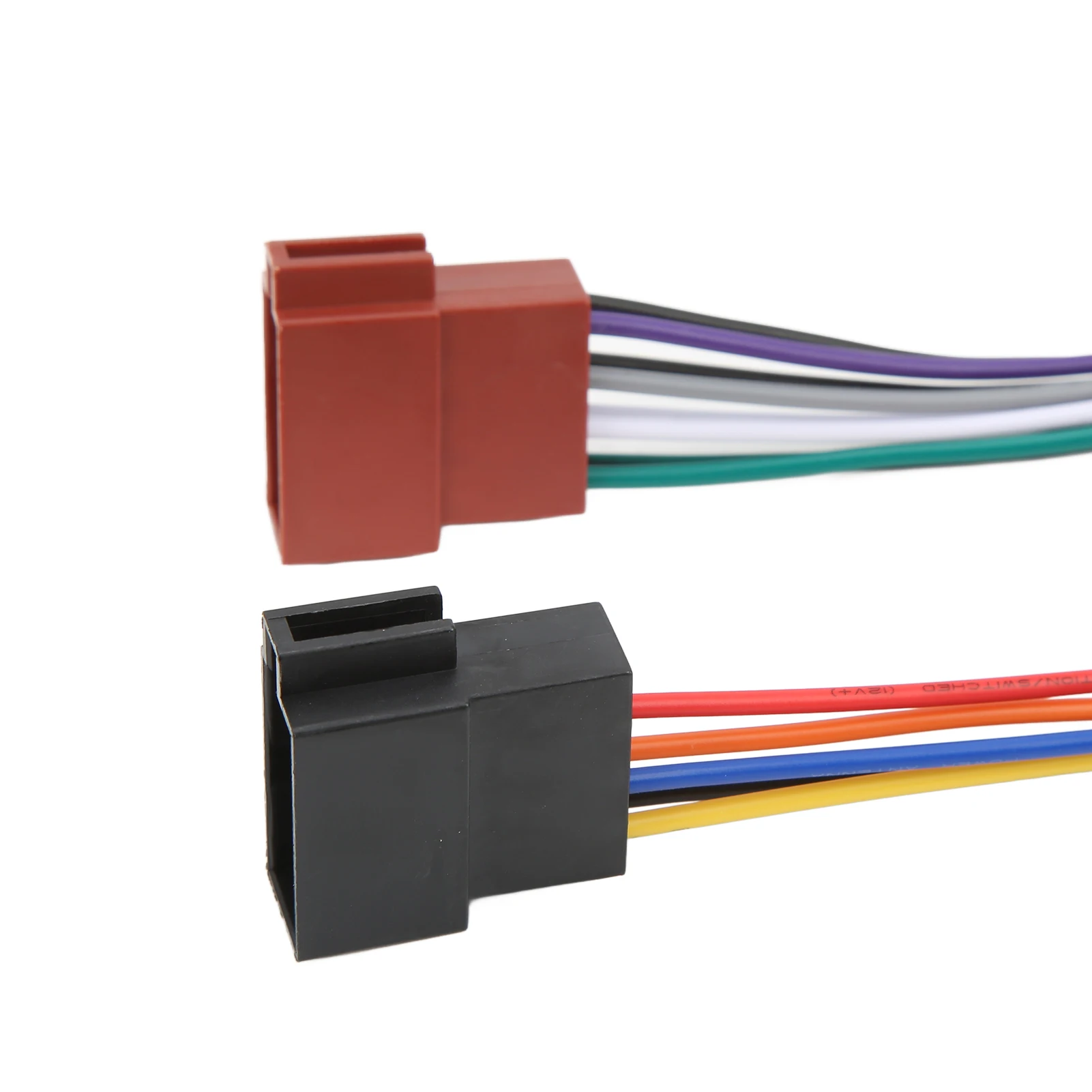 ISO Radio Wire Connector Wiring Harness Adapter Plug Male to Female 16 Pin ISO Female Radio Receiver Cable Car Parts