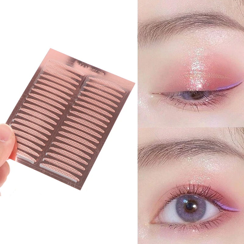 36 Stück/Blatt unsichtbarer Augenlid aufkleber, der Augen streifen anhebt wasserdichtes doppeltes Augenlid band Spitze Eye Lift Strips Make-up-Tool