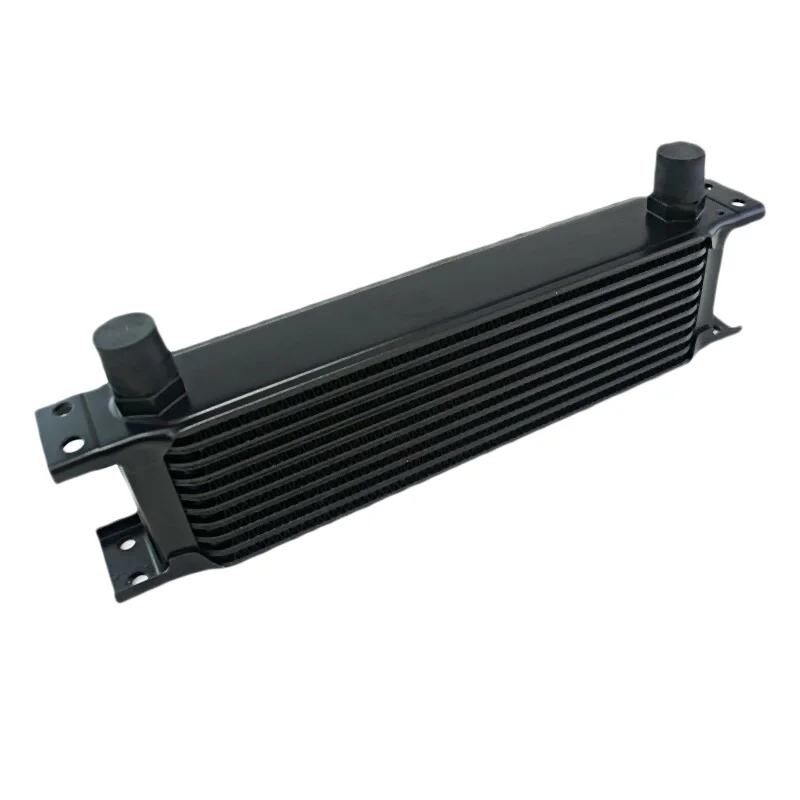 Aluminum Radiator 10 Rows British Type Car Engine Oil Cooler Cooling Radiator Replacement Universal Cooler