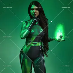 Movie & TV  Possible Cosplay for Girls Shego Cosplay Jumpsuit Halloween Costume Fancy Dress Women's Fancy Dress Halloween