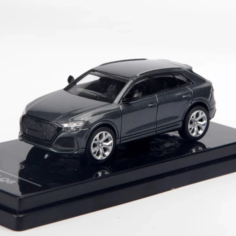 Diecast 1:64 Scale RS Q8 Alloy SUV Car Model Finished Product Simulation Toy Collection Gift Static Model Souvenir