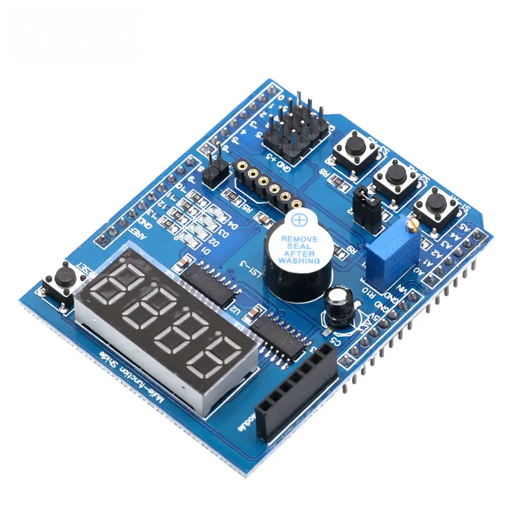 Multifunctional Expansion Board Kit Based Learning For Arduino UNO R3 Leonardo Mega2560 Servo Bluetooth Shield Multi-functional