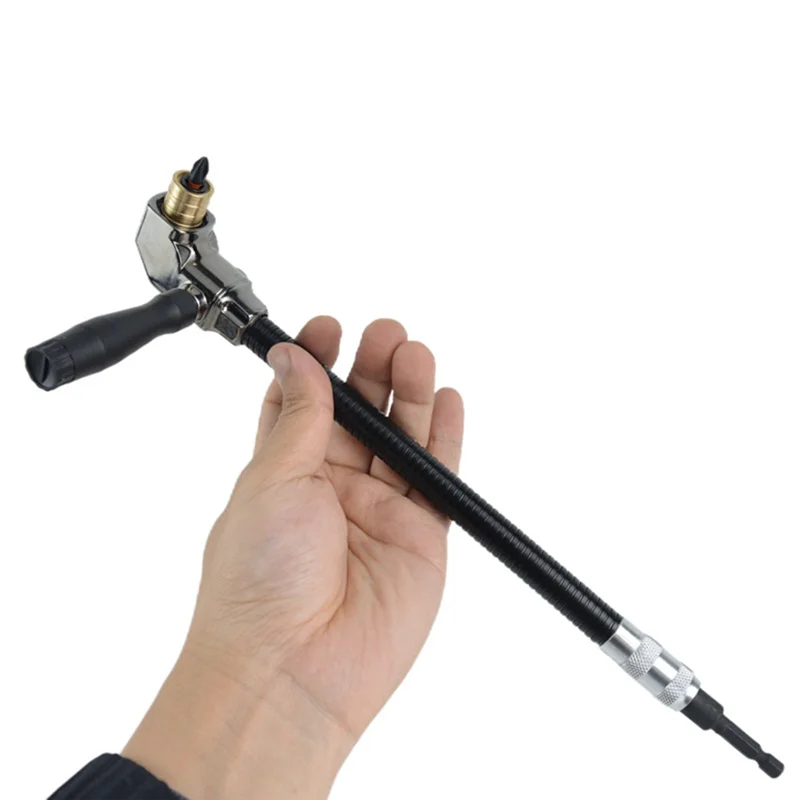 

A04G-прямоугольный гибкий вал, удлинитель сверла, 90 градусов, регулируемые гибкие биты, адаптер для отвертки, деревообрабатывающий инструмент