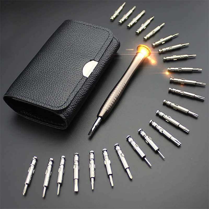 25 In 1 Mobiele Telefoon Reparatie Tools Opening Schroevendraaierset Voor Iphone Ipad Laptop Computer Demonteren Handgereedschapskit Opening Tool