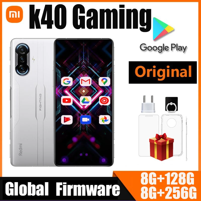 Xiaomi Redmi K40 Gaming Smartphone, Android 11 MIUI 12.5 Octa Core Global ROM 67W Fast Charging used phone