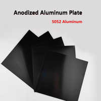 Black Anodized Aluminum Plate 100mm/200mm/300mm 5052 Aluminum Sheet Oxidation Alumina Board