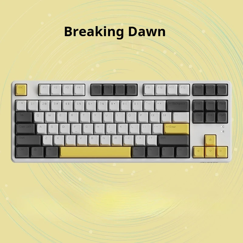 

Клавиатура Ajazz Ak873 Механическая Беспроводная игровая, 87 клавиш, Rgb, Bluetooth, офисная