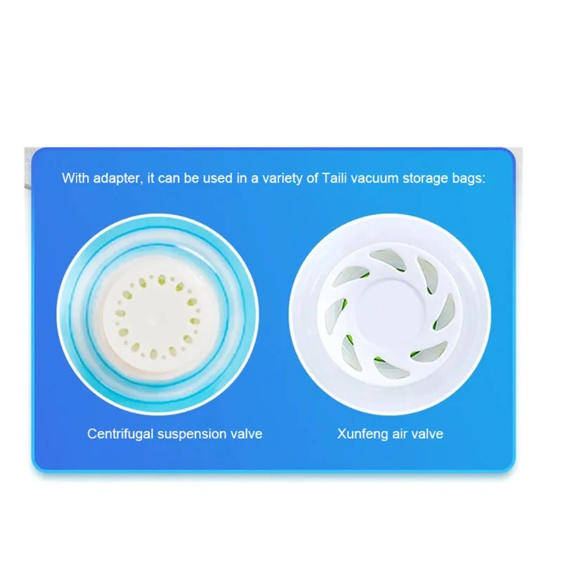 مضخة تفريغ كهربائية عالمية محولات متعددة - لأكياس التخزين - قابس الولايات المتحدة متضمن للاستخدام الدولي