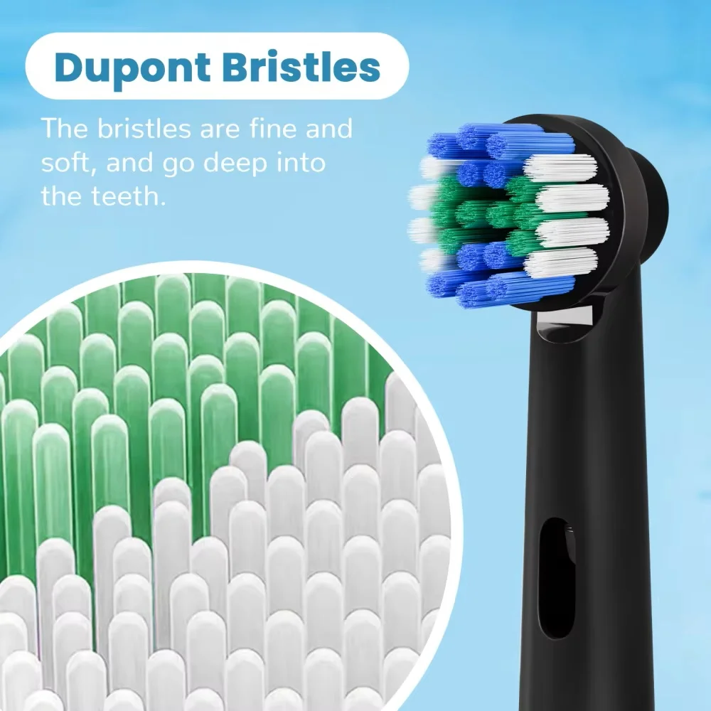 Replacement Toothbrush Heads Compatible with Oral B Braun Professional Electric Brush Heads 1000 1500 3000 6000 7000 7500 8000