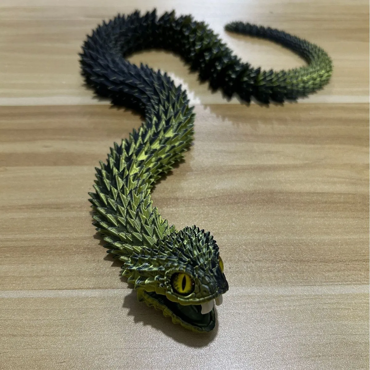 JAWUZ 2 piezas Impresión 3D Serpiente, Innovación Serpiente Juguete Móvil, Figuras Realistas de Serpiente, Decoración del Hogar y Juguete Educativo JAWUZ 2 piezas Impresión 3D Serpiente, Innovación Serpiente Juguete Móvil, Figuras Realistas de Serpiente, Decoración del Hogar y Juguete Educativo