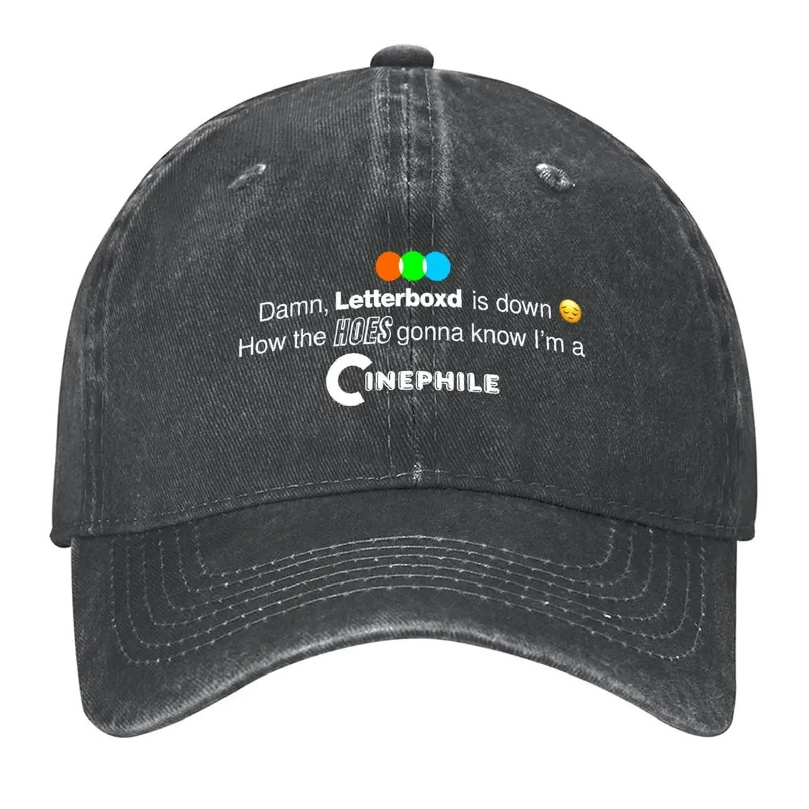 New Damn Letterboxd Is Down How The Hoes Baseball Cap Rave Brand Man cap derby hat Luxury Cap Caps For Women Men's