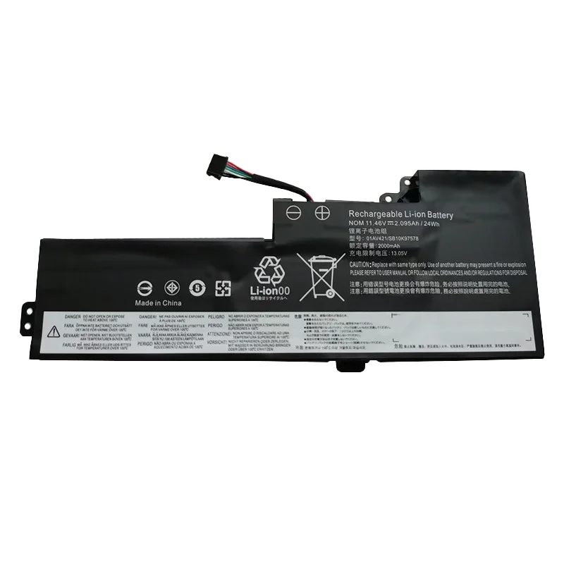 11.4V 2000mAh Replacement Battery for Lenovo T470 T480 01AV421 Safe Stable Durable High Performance Laptop Battery