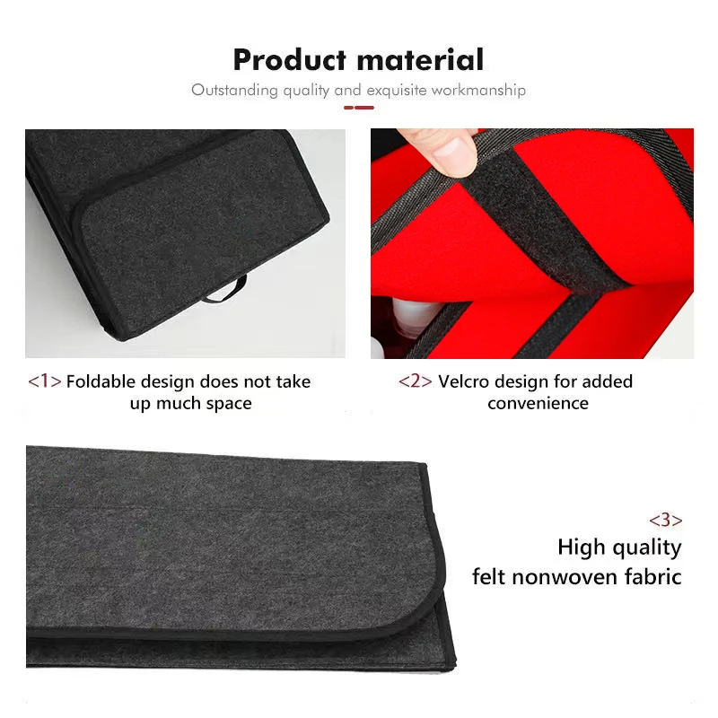 صندوق منظم أدوات السيارة حقيبة تخزين قابلة للطي صندوق أدوات لسيارة VW GTI Polo Golf Passat Tiguan Arteon Touareg Taigo Caddy Jetta