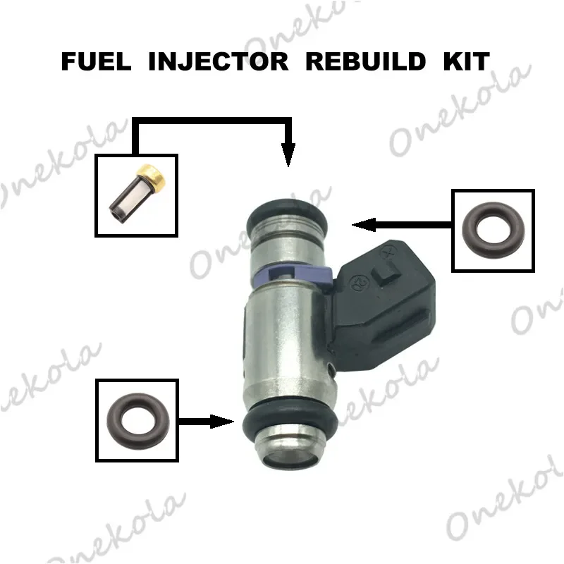 Fuel Injector repair kit Orings Filters for  IWP-065 for Fiat Strada Uno Palio 1.5L 1.6L 1.8L IWP065