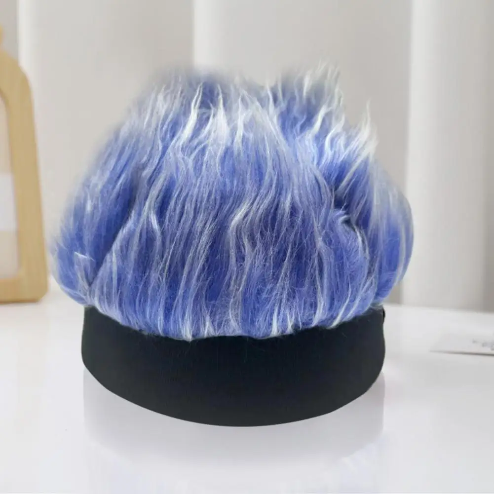 Wig Cap Super Soft Cosplay Wig Cap for Holiday Parties High Elastic Knitted Hat for Indoor Outdoor Wear Breathable Stylish