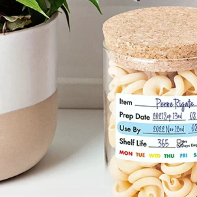 Snacks Food Labels - 300 Stuks/Roll Keuken Datum Voedsel Sticker