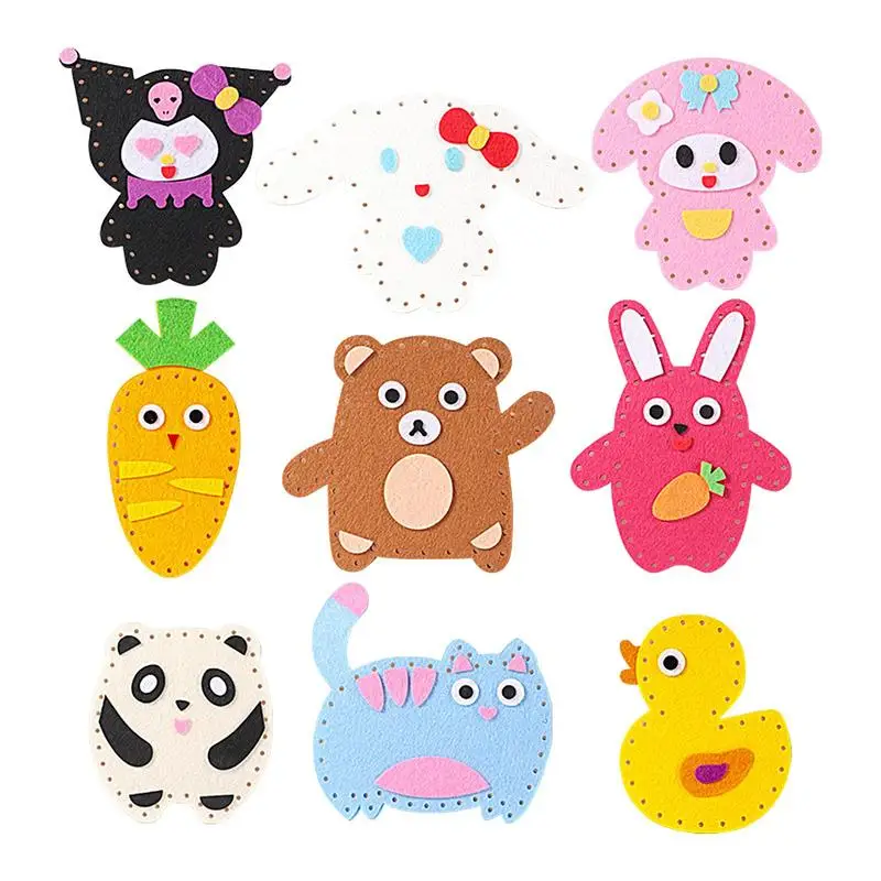 

DIY Doll Sewing Toys 6 DIY Projects Of Stuffed Animal Dolls Easy Activities DIY Felt Stuffed Animals For 8 Years Old Kids Kids