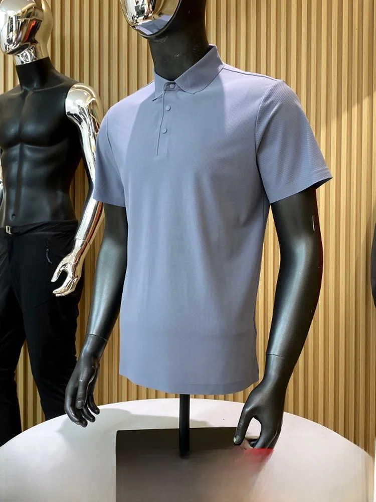 

Quick Dry Breathable Men's Short Sleeve Shirt Summer Casual Nylon Fabric Comfortable Fit Fashionable Basic Style